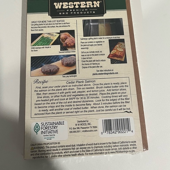 Premium BBQ Smoking Wood Planks - Cherry and Cedar - Picture 7 of 7